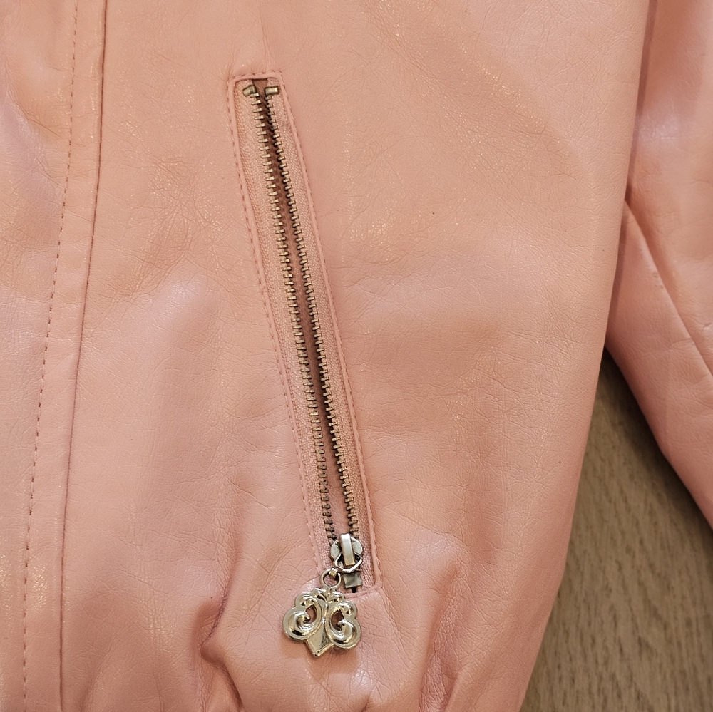 Pink Leather Dereon 1XL Jacket - Picture 12 of 12